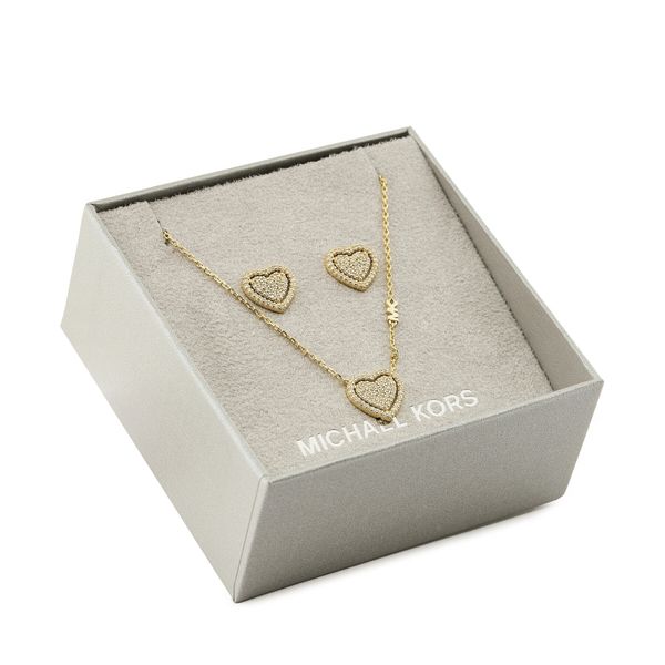 Michael Kors Комплект колие и обеци Michael Kors MKC1756CZSET Златист