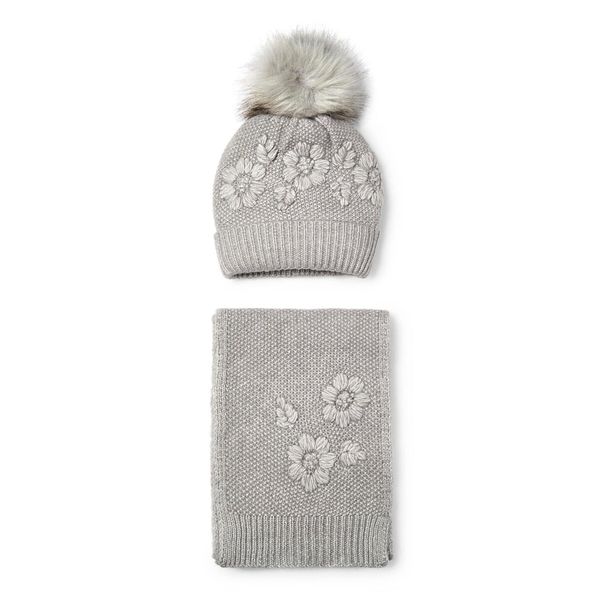 Mayoral Комплект шал и шапка Mayoral 10.595 Сив