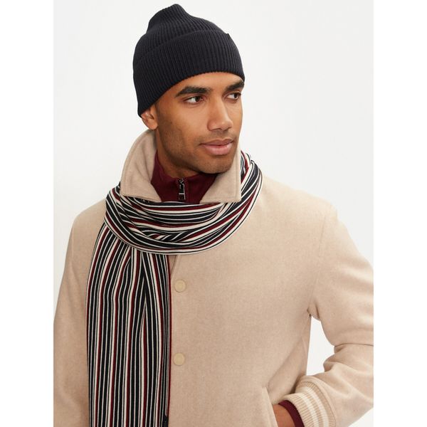 Tommy Hilfiger Комплект шал и шапка Tommy Hilfiger Th Corp Love AM0AM12939 Тъмносин