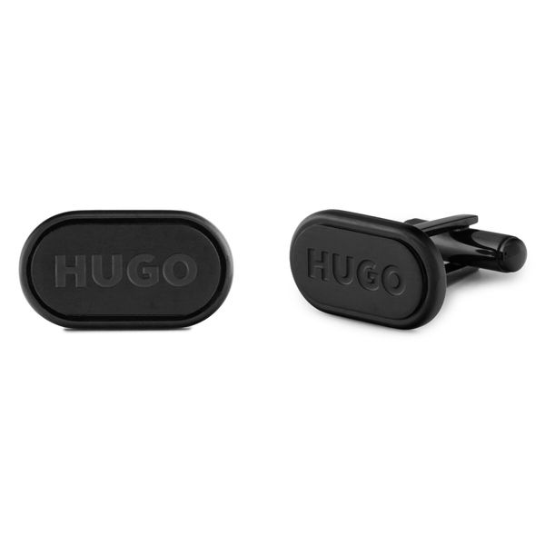 HUGO Копчета за ръкавели HUGO E-Classic-Cuf 50494892 Черен