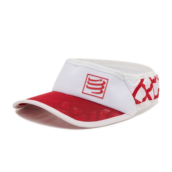 Compressport Козирка Compressport Spiderweb Ultra Visor 18644 Red/White