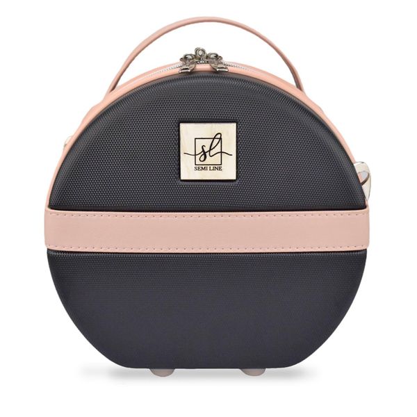 Semi Line Козметична чантичка Semi Line T5671-1 Черен
