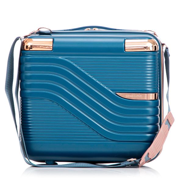 Semi Line Козметична чантичка Semi Line T5812-2 Тъмносин