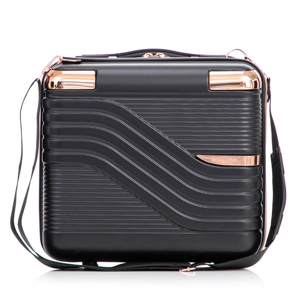 Semi Line Козметична чантичка Semi Line T5813-2 Черен