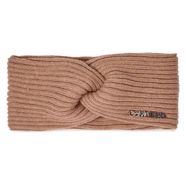 Calvin Klein Лента за глава Calvin Klein Ck Must Logo Twisted Headband K60K611400 Ash Rose VB8
