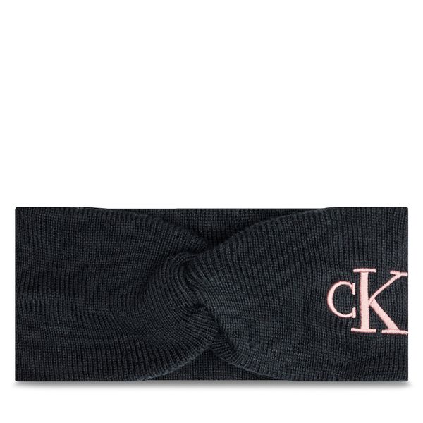 Calvin Klein Лента за глава Calvin Klein Monogram Embro K60K612658 Черен