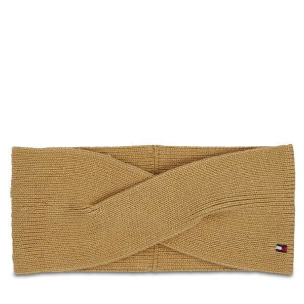 Tommy Hilfiger Лента за глава Tommy Hilfiger Essential Flag Headband AW0AW15312 Classic Khaki RBL