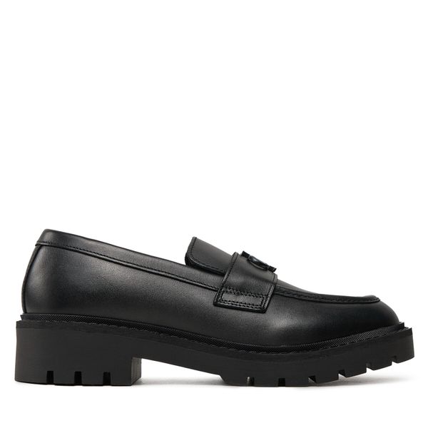 Calvin Klein Jeans Лоуфъри Calvin Klein Jeans Flatform Loafer Hw Mg Lth YW0YW01682 Черен