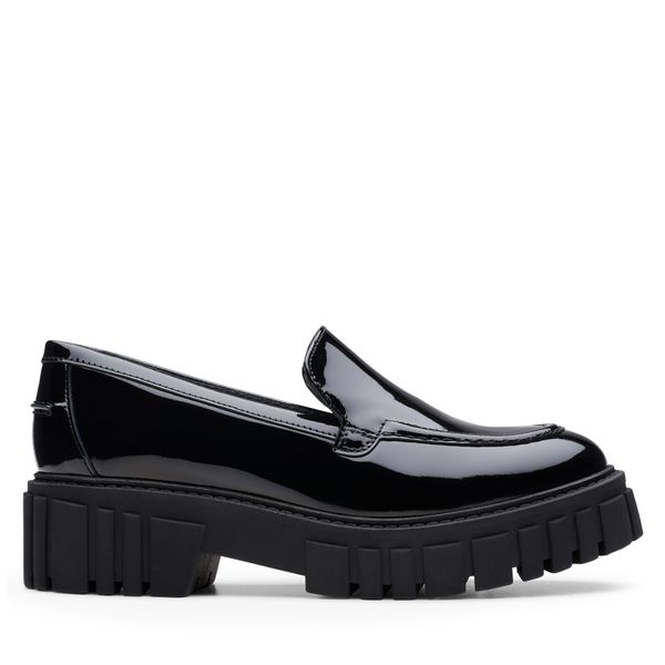 Clarks лоуфъри с дебела подметка Clarks Page Loafer 26178682 Черен