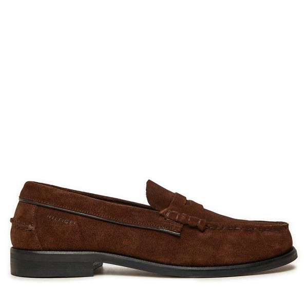 Tommy Hilfiger Лоуфъри Tommy Hilfiger Classic Hilfiger Suede Loafer FM0FM05363 Кафяв