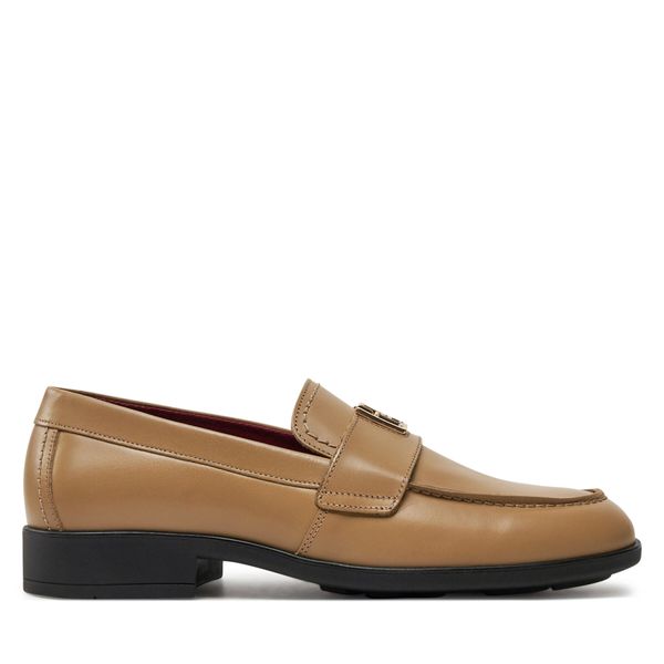Tommy Hilfiger Лоуфъри Tommy Hilfiger Th Leather Classic Loafer FW0FW07961 Каки