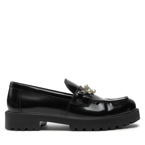 Tory Burch Лоуфъри Tory Burch Embellished Classic Lug Loafer 165828 Черен