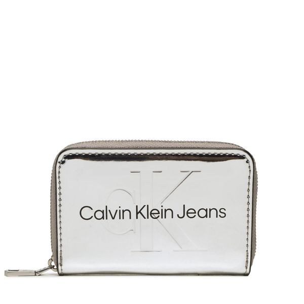 Calvin Klein Jeans Малък дамски портфейл Calvin Klein Jeans Sculpted Med Zip Around K60K610405 01O