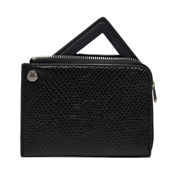 Calvin Klein Jeans Малък дамски портфейл Calvin Klein Jeans Sculpted Wallet Square Mirror K60K611563 Black BEH