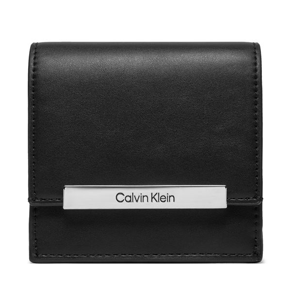 Calvin Klein Малък дамски портфейл Calvin Klein K60K612206 Черен