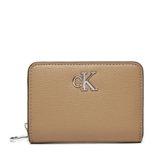 Calvin Klein Малък дамски портфейл Calvin Klein K60K612740 Бежов