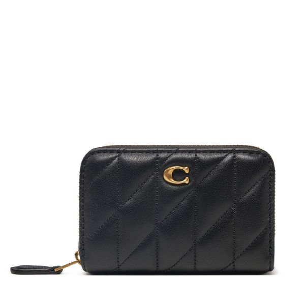 Coach Малък дамски портфейл Coach CM505 Черен
