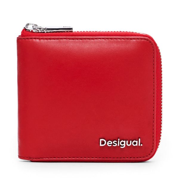 Desigual Малък дамски портфейл Desigual 24WAYL02 Червен