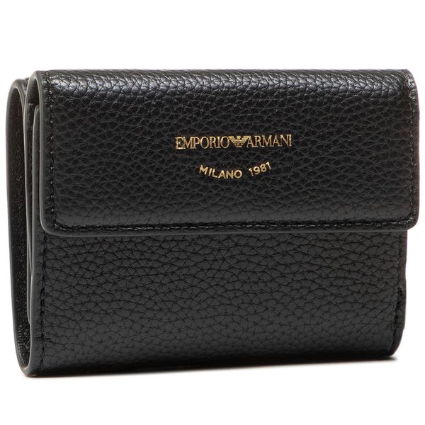 Emporio Armani Малък дамски портфейл Emporio Armani Y3H215 YFW9B 80001 Nero