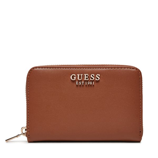 Guess Малък дамски портфейл Guess Laurel SWVC85 00140 Кафяв