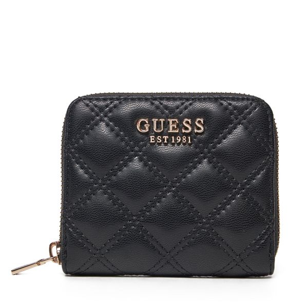 Guess Малък дамски портфейл Guess SWQG87 48137 Черен