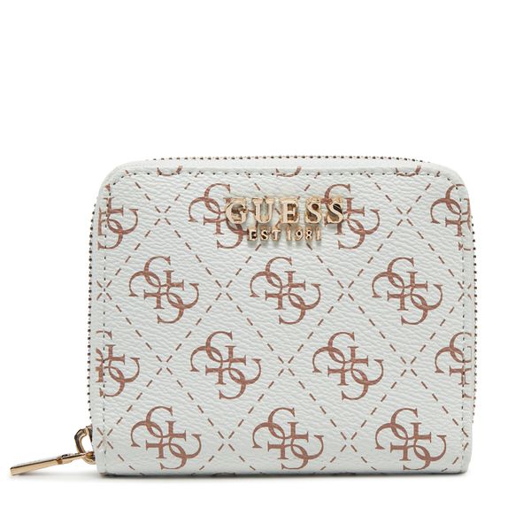 Guess Малък дамски портфейл Guess SWQG95 10137 Екрю