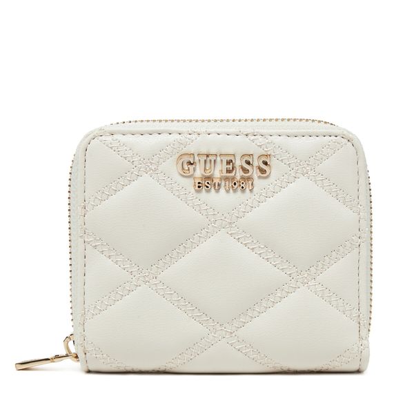 Guess Малък дамски портфейл Guess SWQG96 32137 Бял
