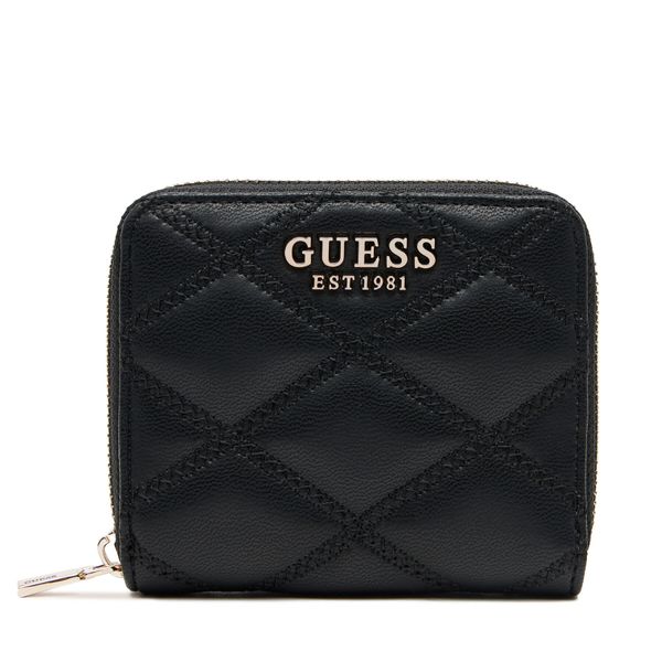 Guess Малък дамски портфейл Guess SWQG96 32137 Черен