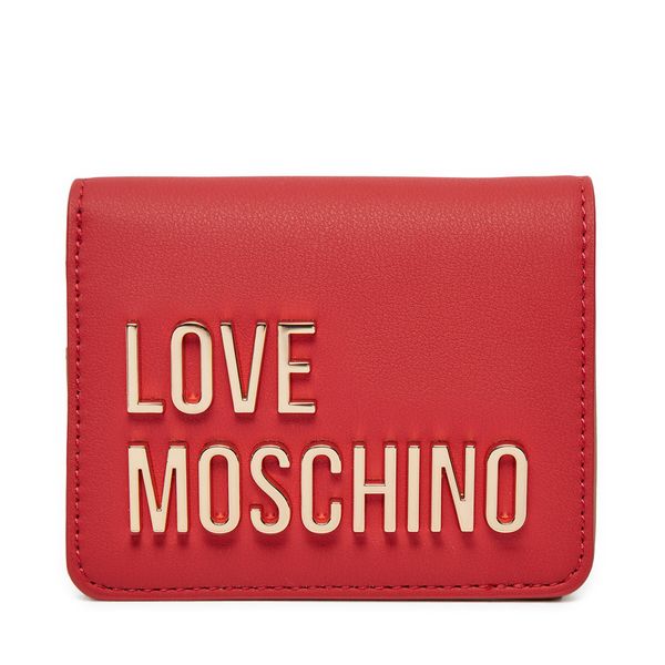 LOVE MOSCHINO Малък дамски портфейл LOVE MOSCHINO JC5612PP1LKD0500 Червен