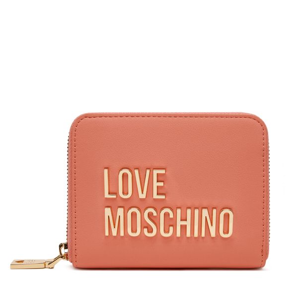LOVE MOSCHINO Малък дамски портфейл LOVE MOSCHINO JC5613PP1MKD0464 Коралов