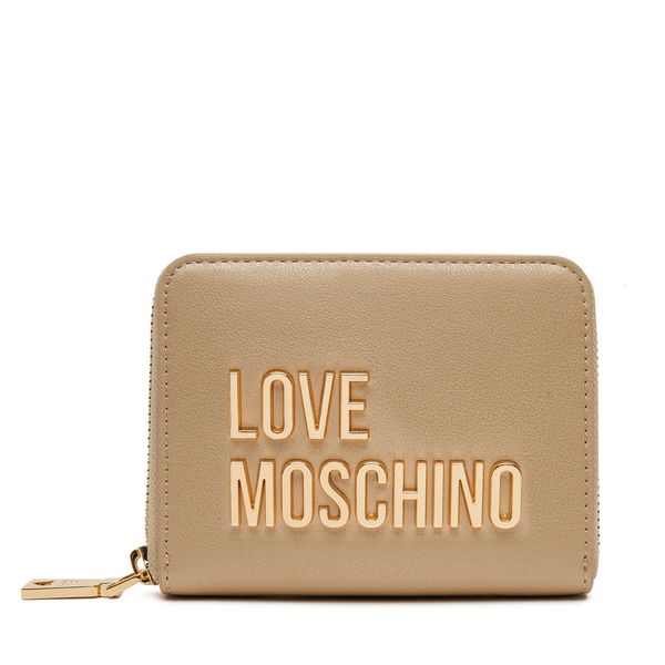 LOVE MOSCHINO Малък дамски портфейл LOVE MOSCHINO JC5613PP1MKD196A Златист