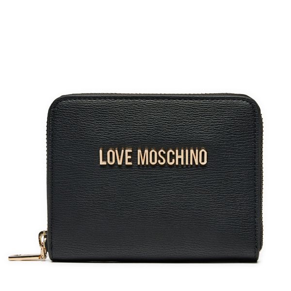 LOVE MOSCHINO Малък дамски портфейл LOVE MOSCHINO JC5702PP0LLD0000 Черен