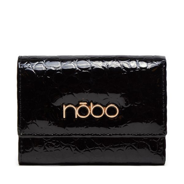 Nobo Малък дамски портфейл Nobo NPUR-LR0101-C020 Черен