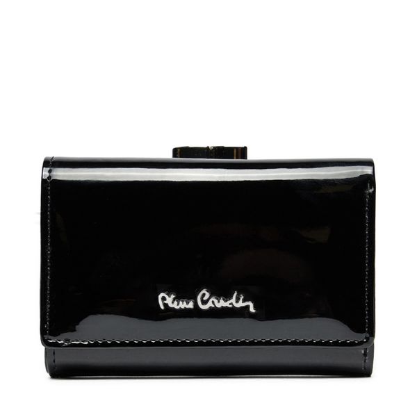Pierre Cardin Малък дамски портфейл Pierre Cardin 07 SHINY 117 Черен