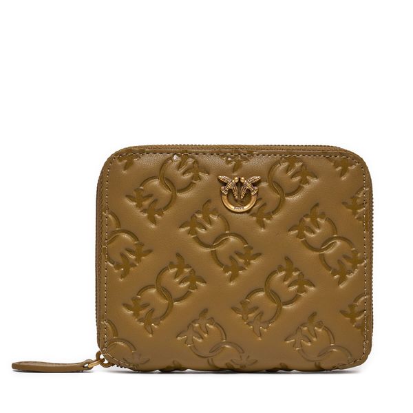 Pinko Малък дамски портфейл Pinko Taylor Zip Around AI 24-25 PCPL 100249 A1YB Кафяв