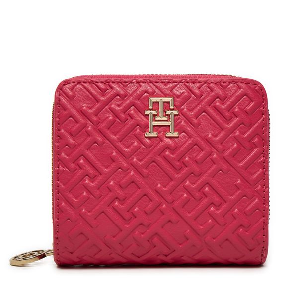 Tommy Hilfiger Малък дамски портфейл Tommy Hilfiger Distinct AW0AW16580 Розов