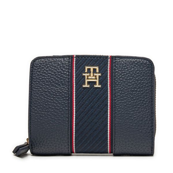 Tommy Hilfiger Малък дамски портфейл Tommy Hilfiger Th Legacy Med Za AW0AW16924 Тъмносин