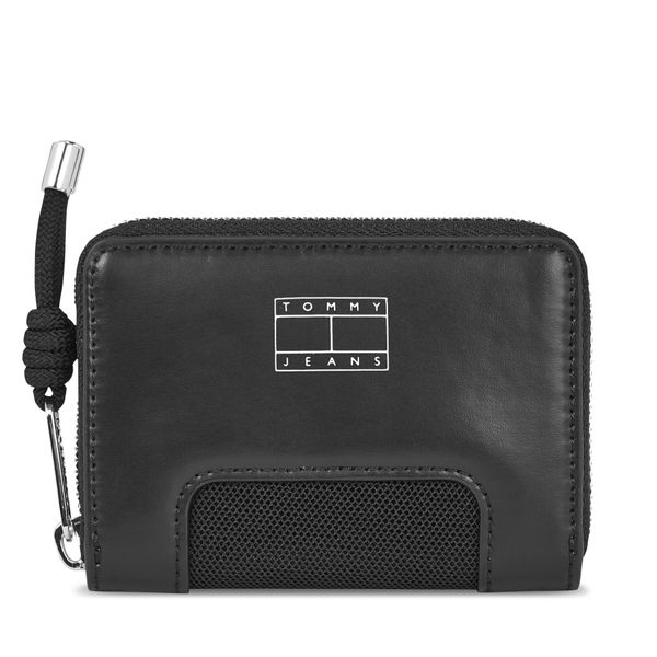 Tommy Jeans Малък дамски портфейл Tommy Jeans AW0AW16218 Black BDS