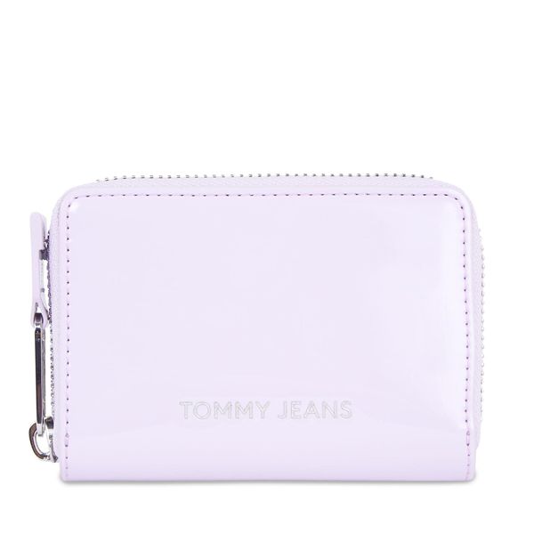Tommy Jeans Малък дамски портфейл Tommy Jeans Tjw Ess Must Small Za Patent AW0AW15935 Lavender Flower W06