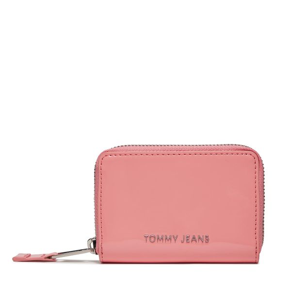 Tommy Jeans Малък дамски портфейл Tommy Jeans Tjw Ess Must Small Za Patent AW0AW15935 Tickled Pink TIC