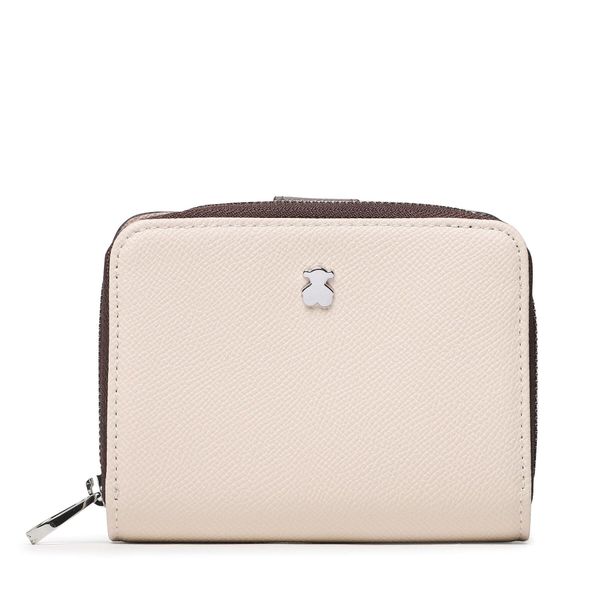 TOUS Малък дамски портфейл TOUS Billetera S. New Dubai 2001689901 Бежов