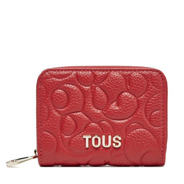 TOUS Малък дамски портфейл TOUS Greta 2002025017 Червен