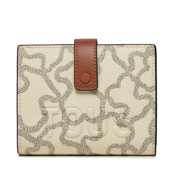 TOUS Малък дамски портфейл TOUS Kaos Icon 395910209 Beige