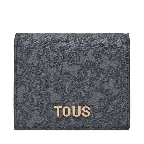 TOUS Малък дамски портфейл TOUS Kaos Mini Lines 2002183648 Сив