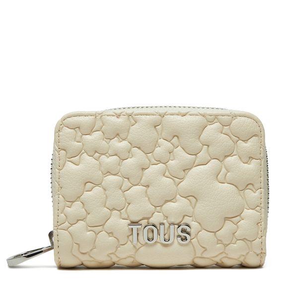 TOUS Малък дамски портфейл TOUS Puffy Bear 2002186401 Бежов