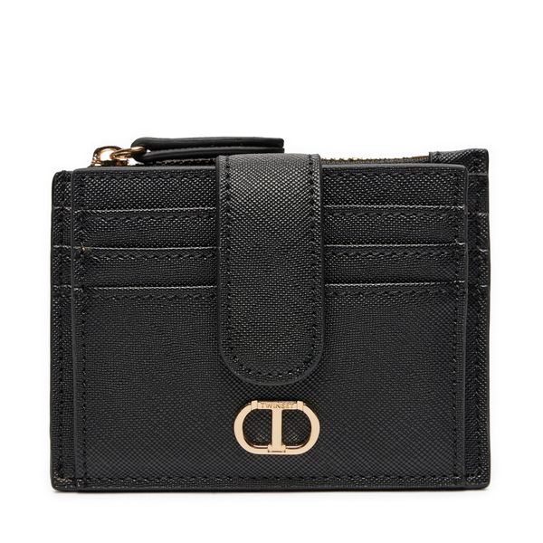 TWINSET Малък дамски портфейл TWINSET 242TL8044 Черен