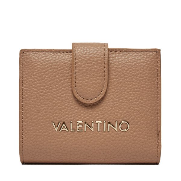 Valentino Малък дамски портфейл Valentino Brixton VPS7LX215 Бежов