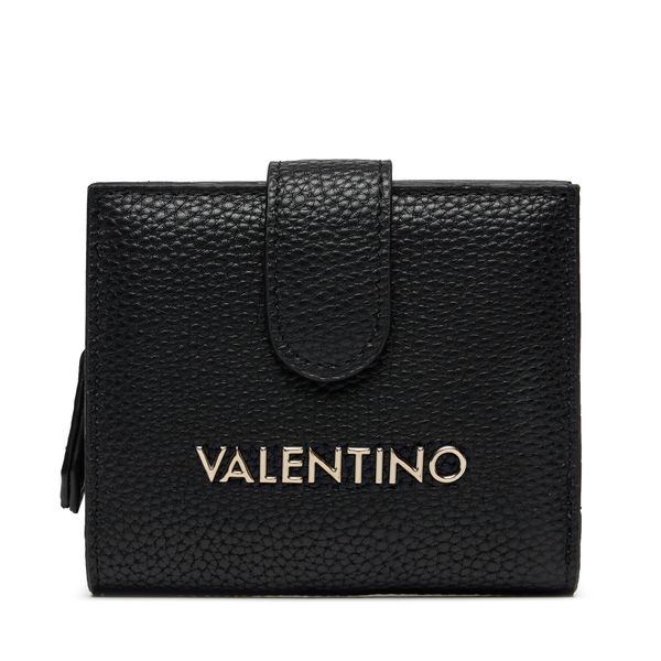 Valentino Малък дамски портфейл Valentino Brixton VPS7LX215 Черен