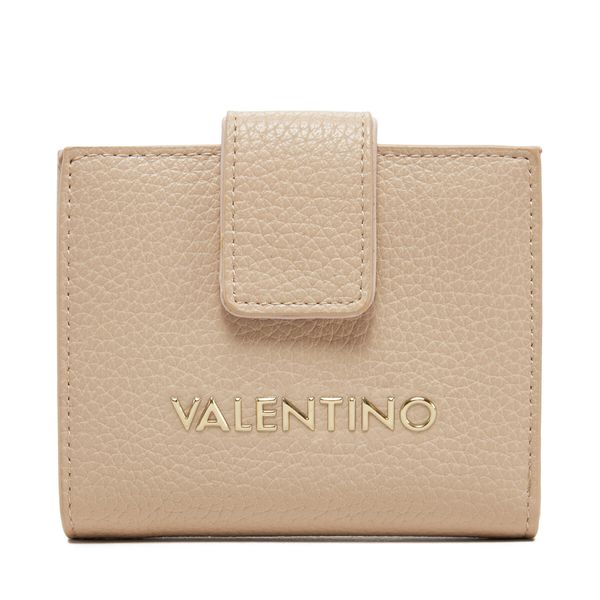 Valentino Малък дамски портфейл Valentino VPS5A8215 Екрю