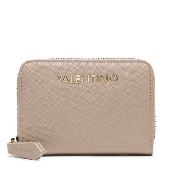Valentino Малък дамски портфейл Valentino Zero VPS7B3137 Бежов